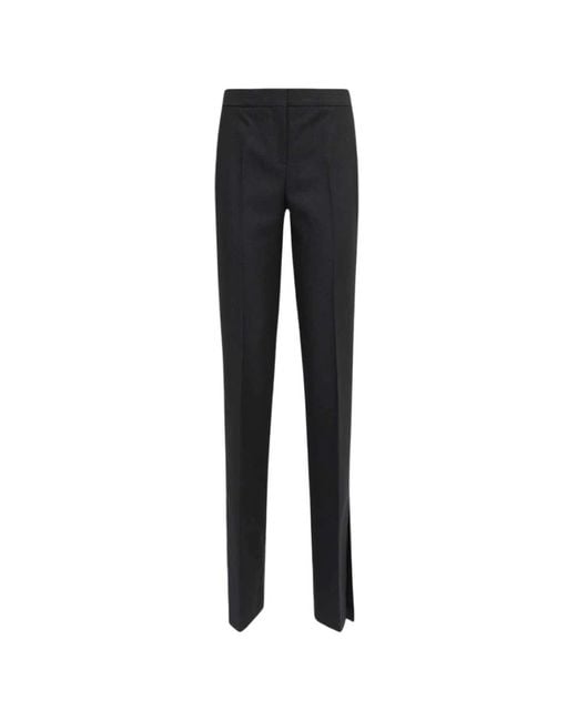 Off-White c/o Virgil Abloh Gespleten Onderkant Rechte Broek in het Black