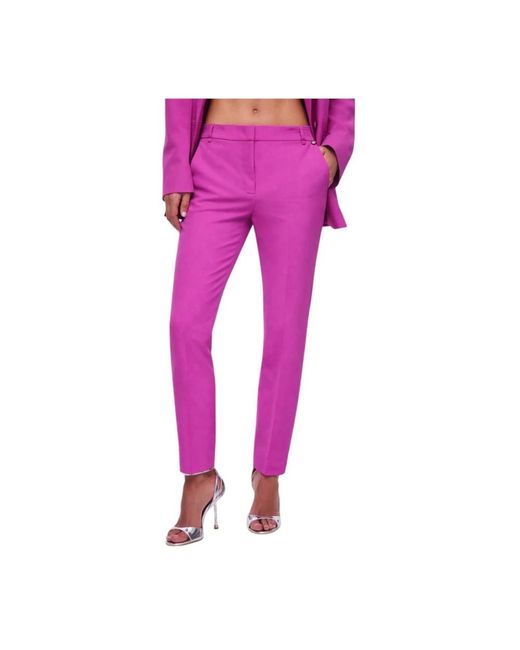 Liu Jo Pink Slim-Fit Trousers