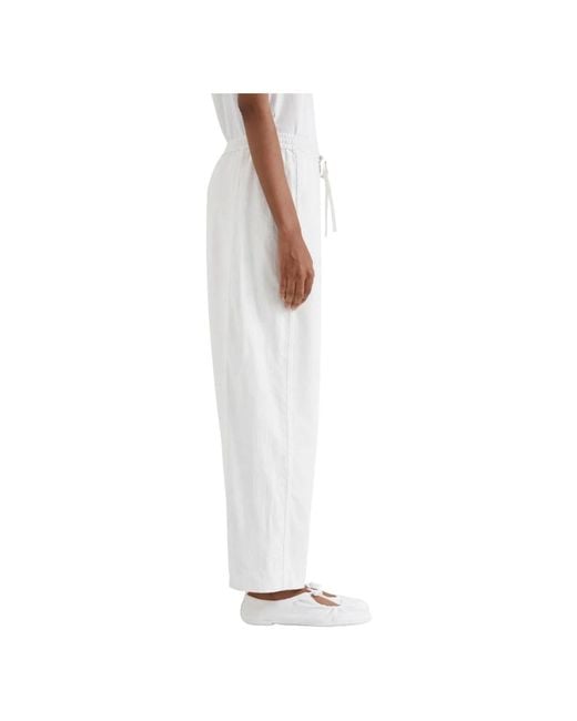 MEIMEIJ White Wide Trousers