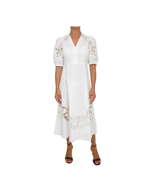 Twinset White Midi Dresses