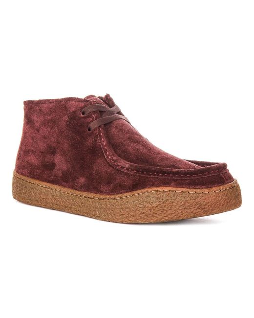 Camper Brown Lace-Up Boots for men