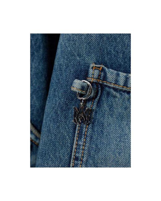 Amiri Blue Denim Jackets