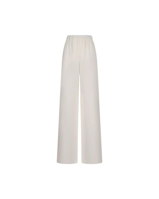 Valentino Garavani White Wide Trousers