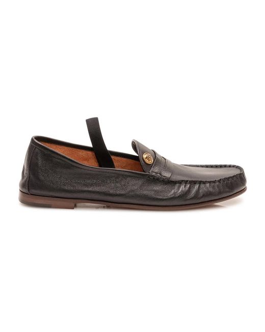 Versace Black Loafers for men