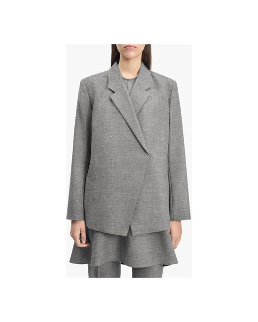 BITE STUDIOS Jassen ,Grijs ,Wol Polus Suit Jacket in het Gray