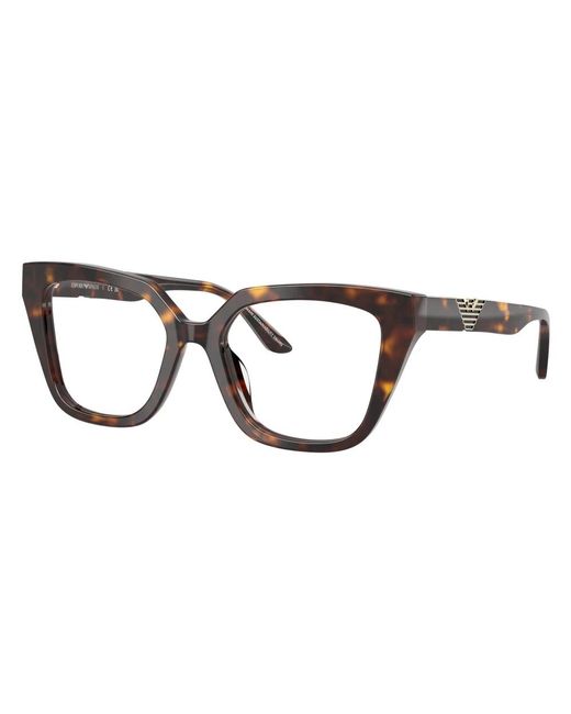 Emporio Armani Brown Glasses