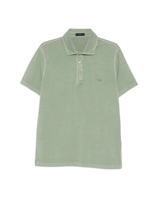 Fay Green Polo Shirts for men