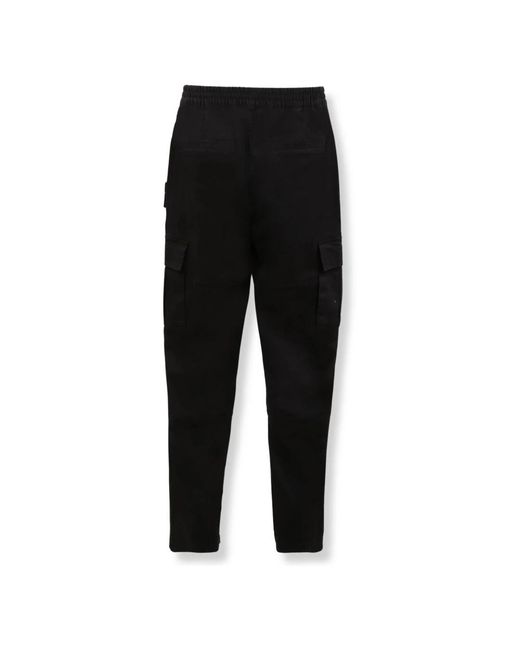Represent Black Slim-Fit Trousers for men