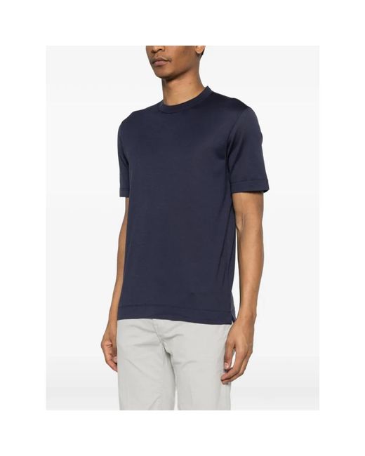 Zegna Blue T-Shirts for men
