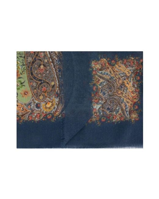 Winter Scarves di Etro in Blue