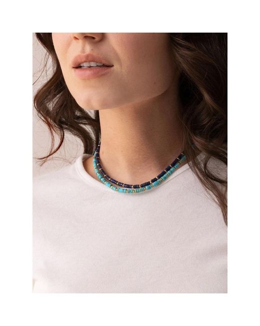 Accessories > jewellery > necklaces Nialaya en coloris Blue