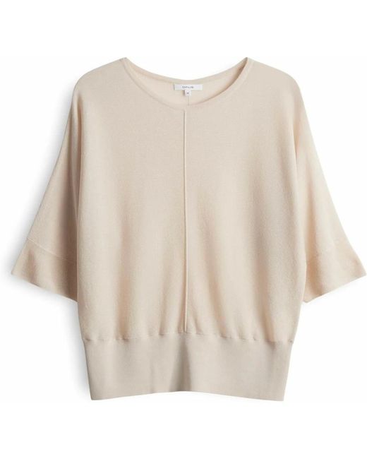 Opus Natural Pullover Mit Rundhalsausschnitt