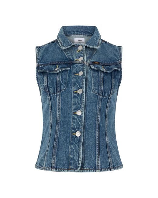 Vests Lois en coloris Blue