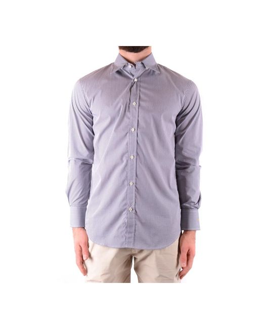 DSquared² Long Sleeve Gingham Dress Shirt in het Purple voor heren
