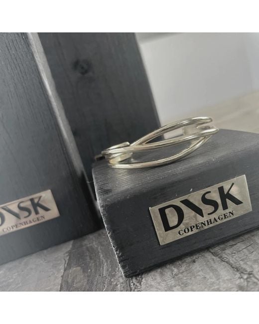 Dansk Copenhagen White Robustes Skandinavisches Wasserdichtes Manschettenarmband