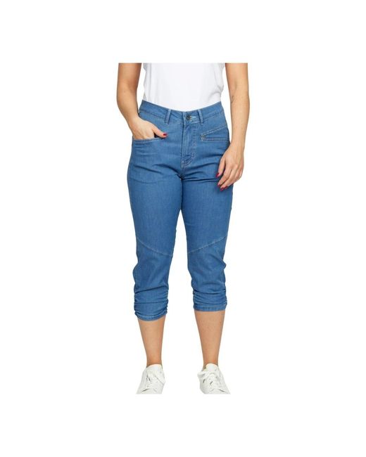 2-Biz Blue Cropped Jeans