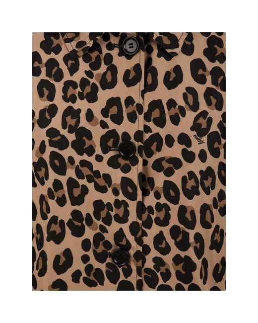 Single-Breasted Coats di Aspesi in Brown
