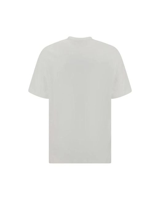 Brunello Cucinelli White T-Shirts for men