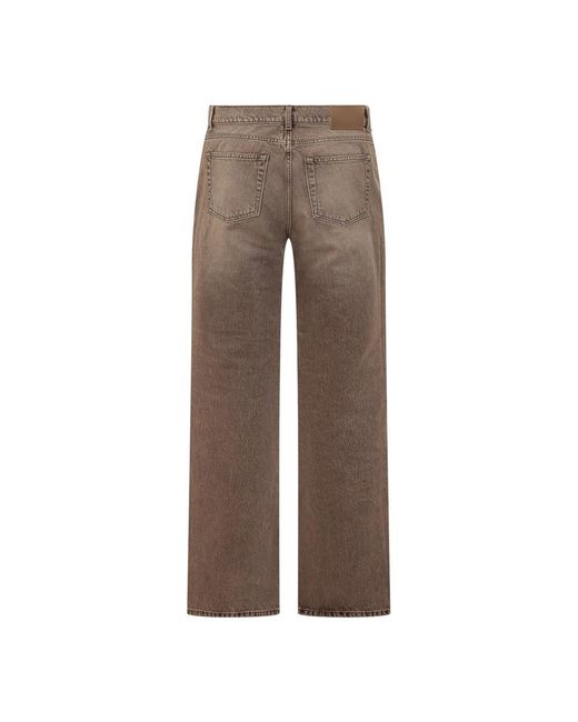 Our Legacy Brown Straight Jeans for men