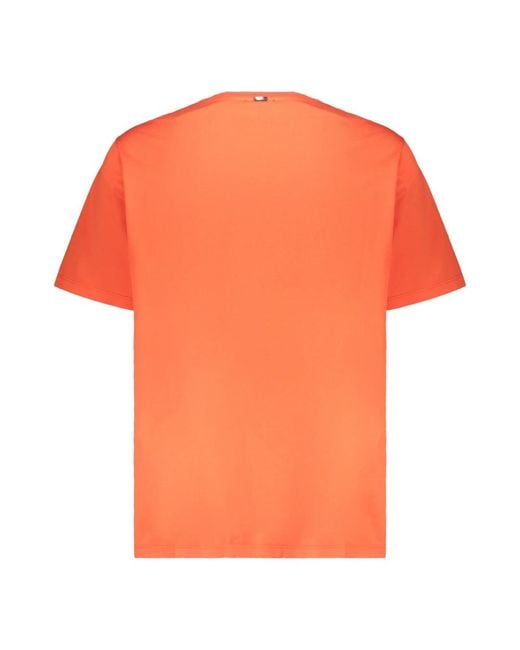 T-Shirts Herno de hombre de color Orange