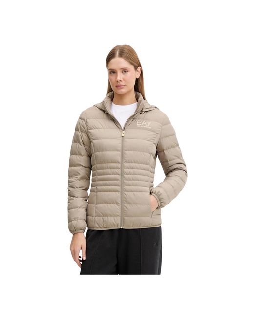 EA7 8Ntb23 Quilted Jacket in het Gray