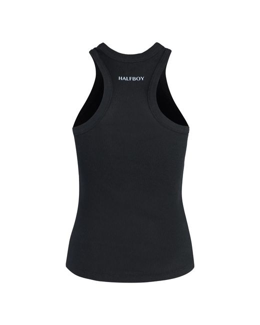 Halfboy Tops ,Zwart ,Katoen Tops in het Black
