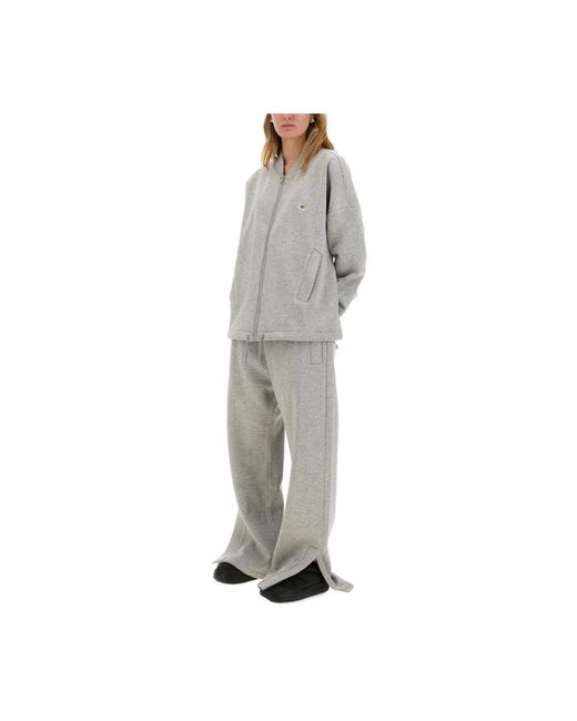 Fiorucci Gray Wide Trousers