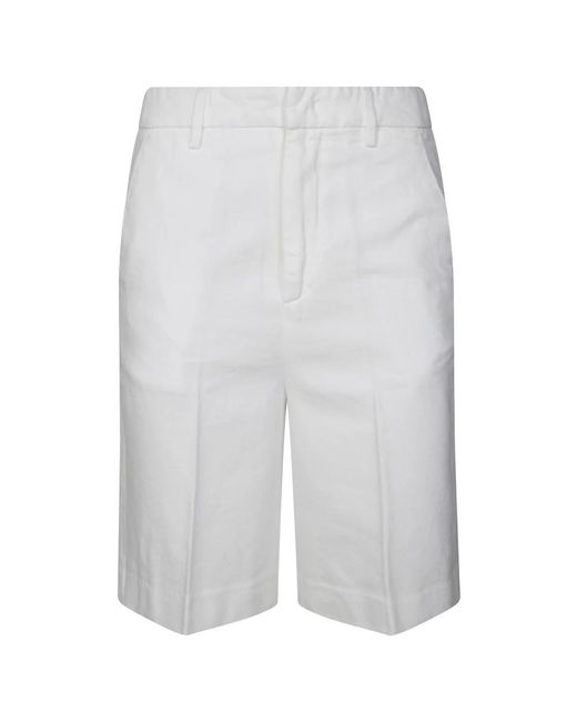 Dondup White Casual Shorts