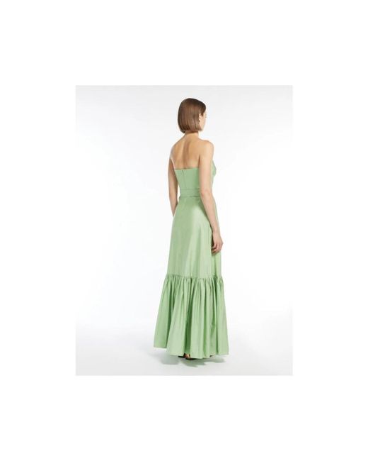 Max Mara Green Elegantes Array-Kleid