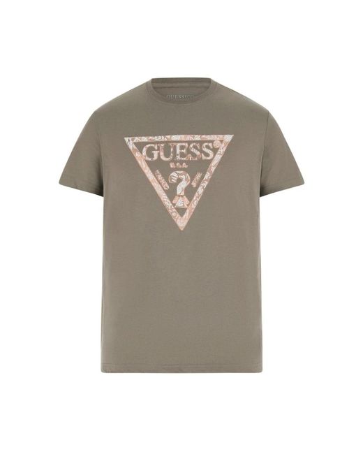 Guess T-Shirts in het Gray voor heren