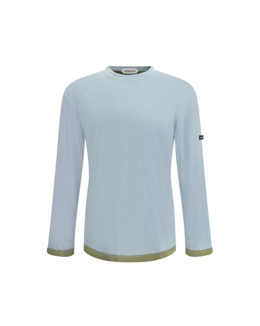 NAMACHEKO Langarm-Jersey Mit Charaktervollen Details in Blue für Herren