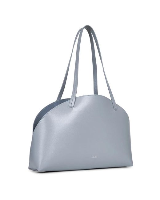 Jil Sander Shoulder Bags in het Blue