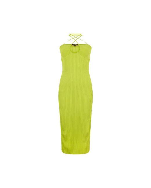 Midi Dresses Just Cavalli de color Green