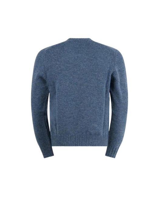 Gran Sasso Blue Round-Neck Knitwear for men