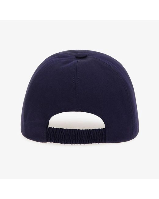 Roberto Cavalli Accessoires ,Blauw ,Katoen Logo Baseball Cap Twill Fabric in het Blue