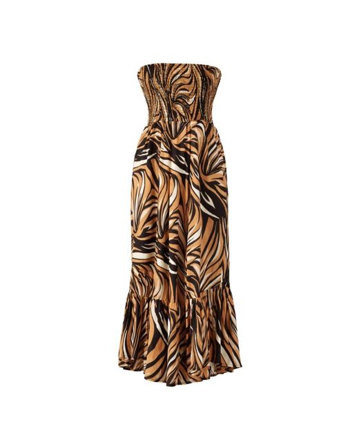 Twinset Brown Midi Dresses
