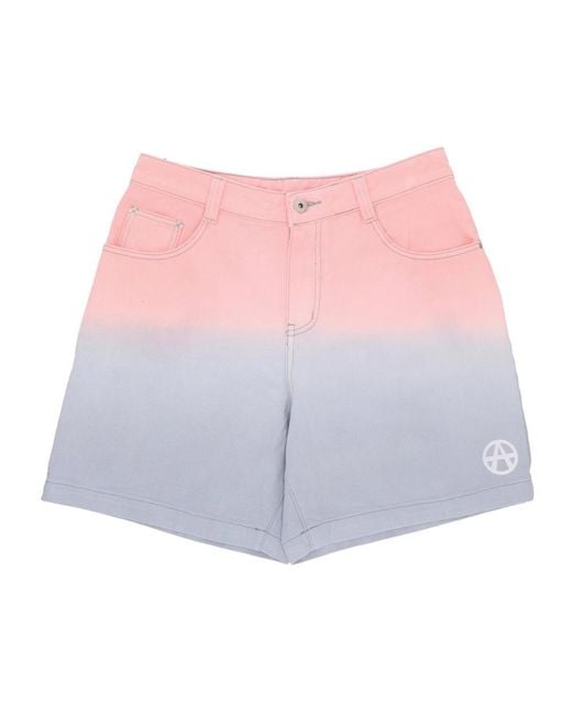 Acupuncture Pink Casual Shorts for men