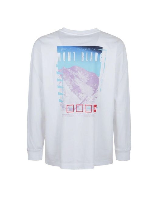 Long Sleeve Tops The North Face pour homme en coloris White