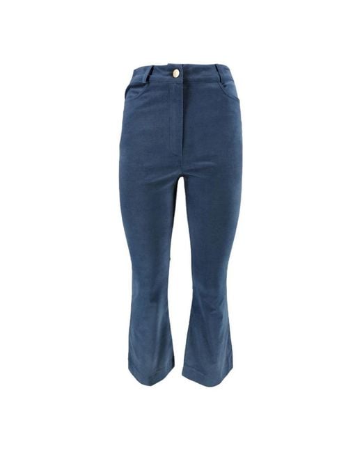 D.exterior Blue Wide Trousers