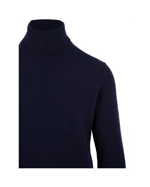 FILIPPO DE LAURENTIIS Blue Turtlenecks for men