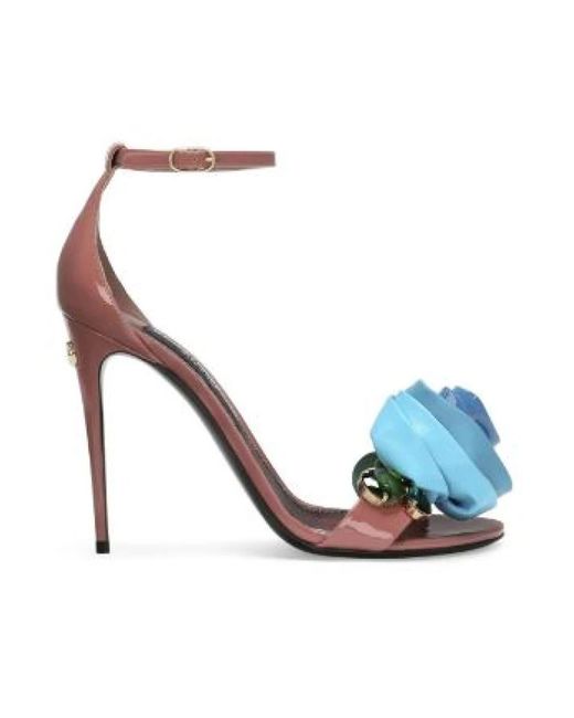 Dolce & Gabbana Blue Stilvolle sandalen