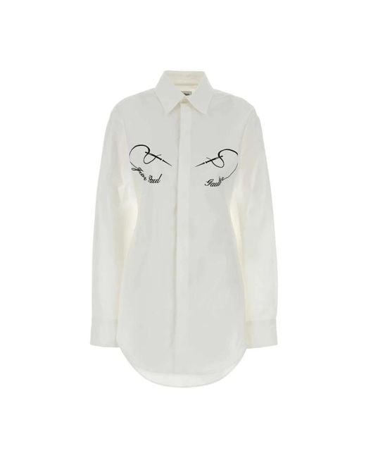 Jean Paul Gaultier White Shirts