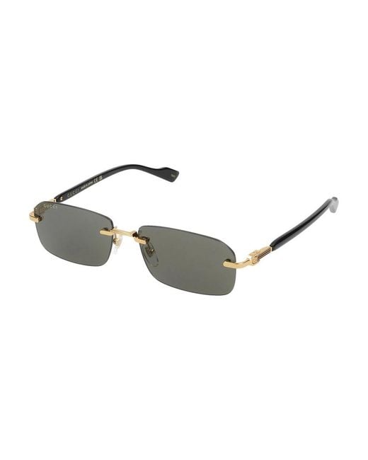 Gucci Yellow Sunglasses for men