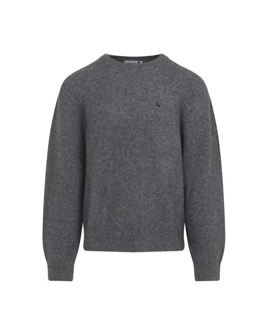 Round-Neck Knitwear Carhartt pour homme en coloris Gray