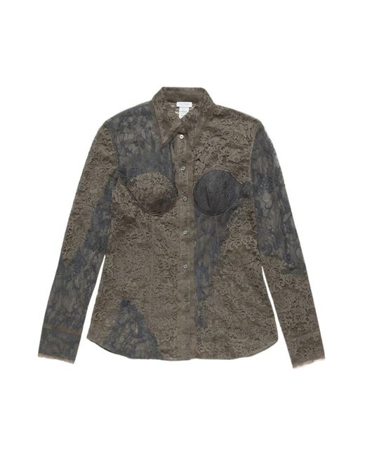 Shirts Acne de color Gray