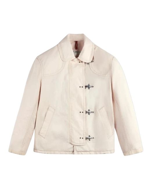 Light Jackets di Fay in Natural da Uomo
