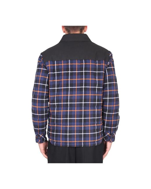 Marcelo Burlon Blue Casual Shirts for men