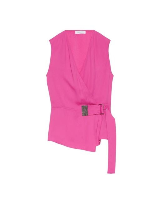 Fabiana Filippi Pink Sleeveless Tops