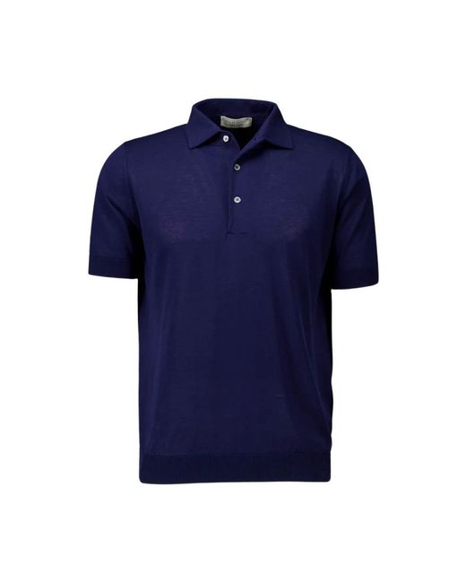 FILIPPO DE LAURENTIIS Polo shirts in Blue für Herren