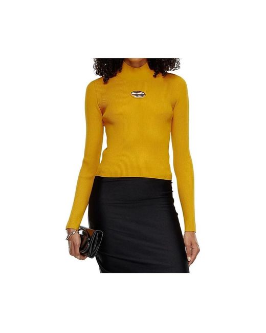 DIESEL M-Valari Turtleneck in het Yellow